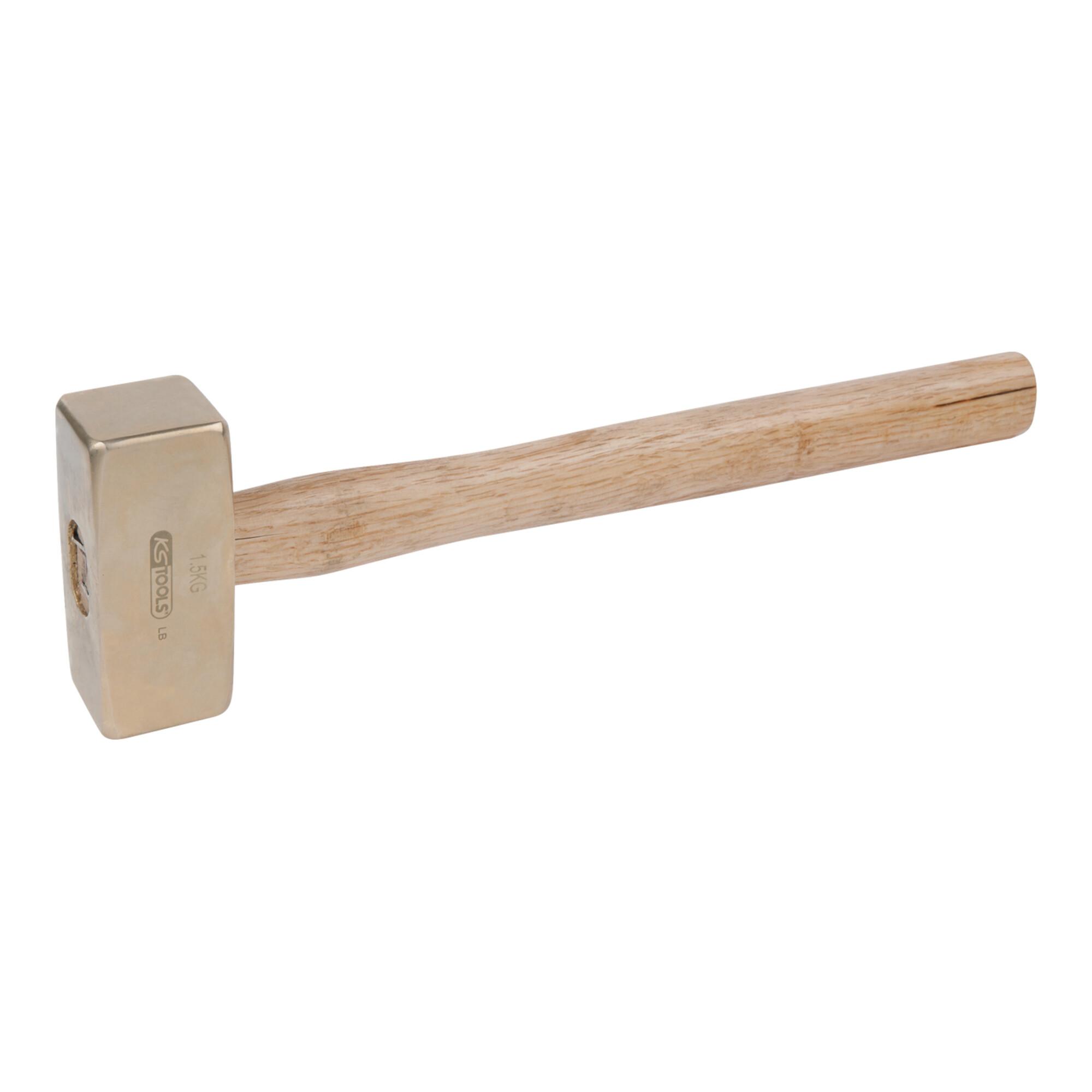 KS Tools BRONZEplus Fäustel 3000 g, mit Hickorystiel (963.2055)