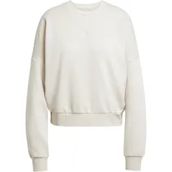 adidas Essentials Small Logo Feelcomfy Sweatshirt Damen JI6069 - wonder alumina/white XXS