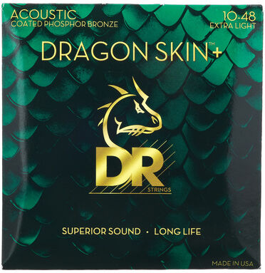 DR Strings Dragon Skin+ DAP-10/48 Coated