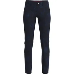 Alberto Hose Jana-CR Flower Jersey, navy/hellblau