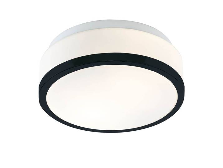Badkamer plafondlamp Cheese Ø 29cm Searchlight - 7039-28BK