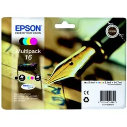 Epson, Druckerpatrone, Multipack 4-colour 16 EasyMail (BK, C, M, Y)