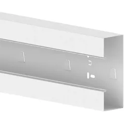 GGK 11748 Brüstungskanal-UT BRS 60x170mm-9010, Stahl, 80 mm Oberteil, alpinweiß BRS 60x170/80-UT BRS60x17080UT  - 2 Meter