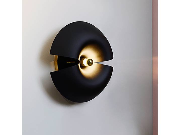 Applique murale Cycnus Ø45 noir/or - AYTM - Salon / séjour - Design - Aluminium - Rond