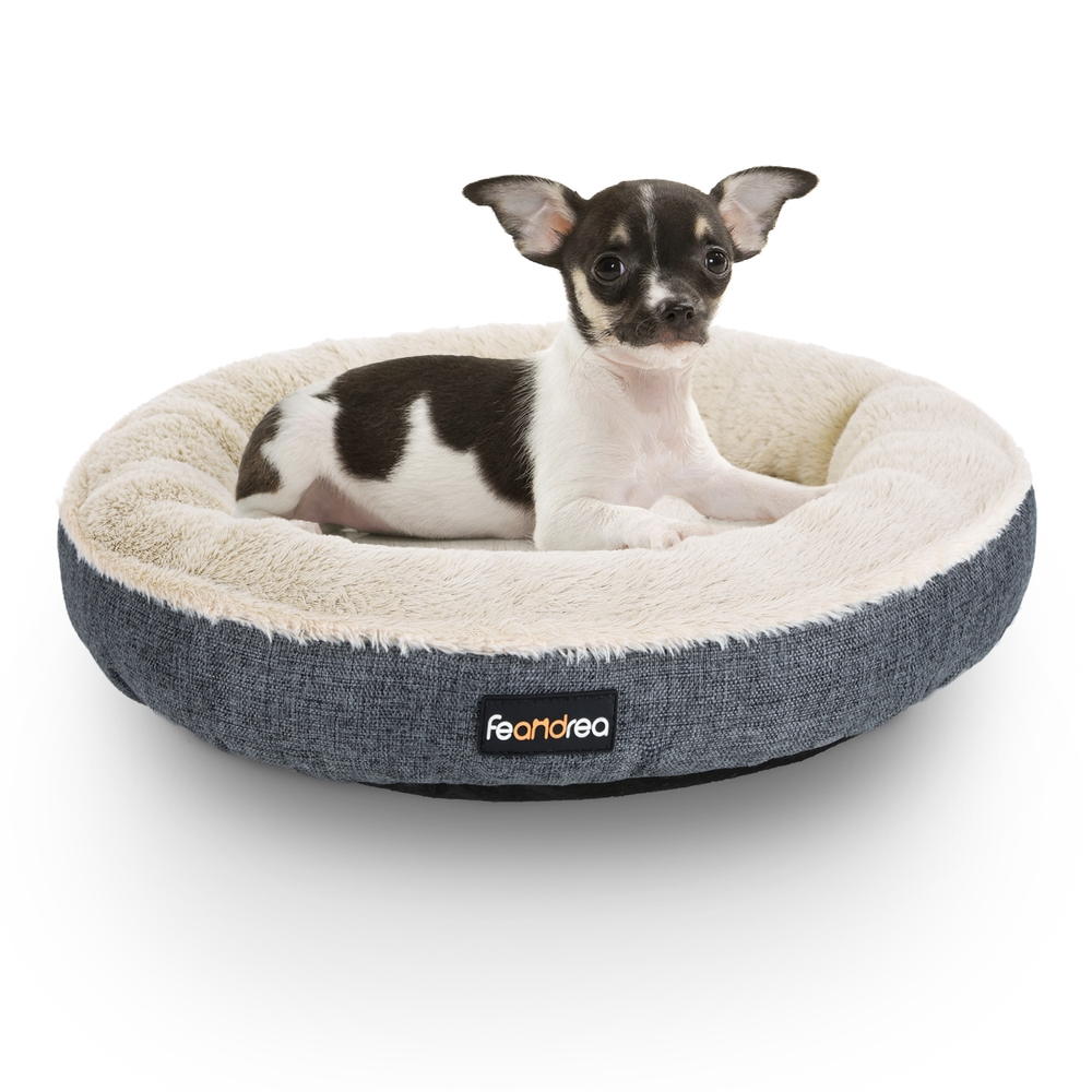 SONGMICS Hundebett in Donut-Form Ø 55 cm PGW055G01