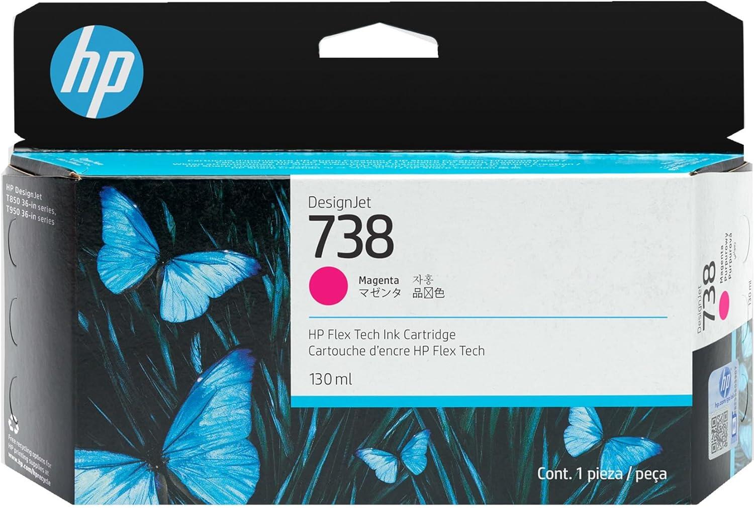 HP Inc. HP Original Druckerpatrone 738 - magenta 130ml (498N6A)