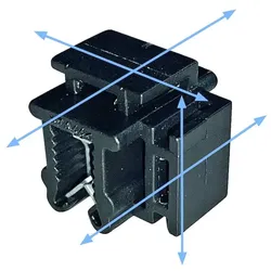 PROTEC Kabelbinder PKBPV4 200x4,8x45 mit 4-fach Clip