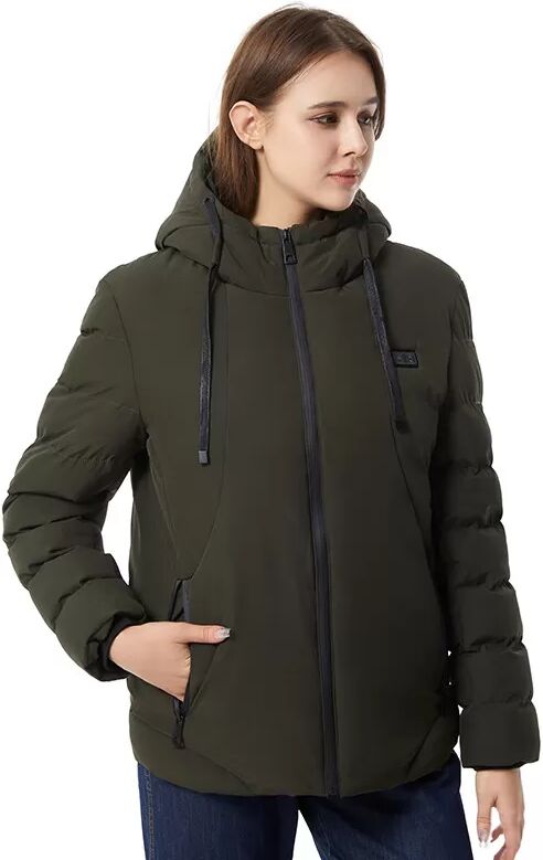 INF Schwarze beheizte Jacke – 11-Zonen-Heizung 6XL
