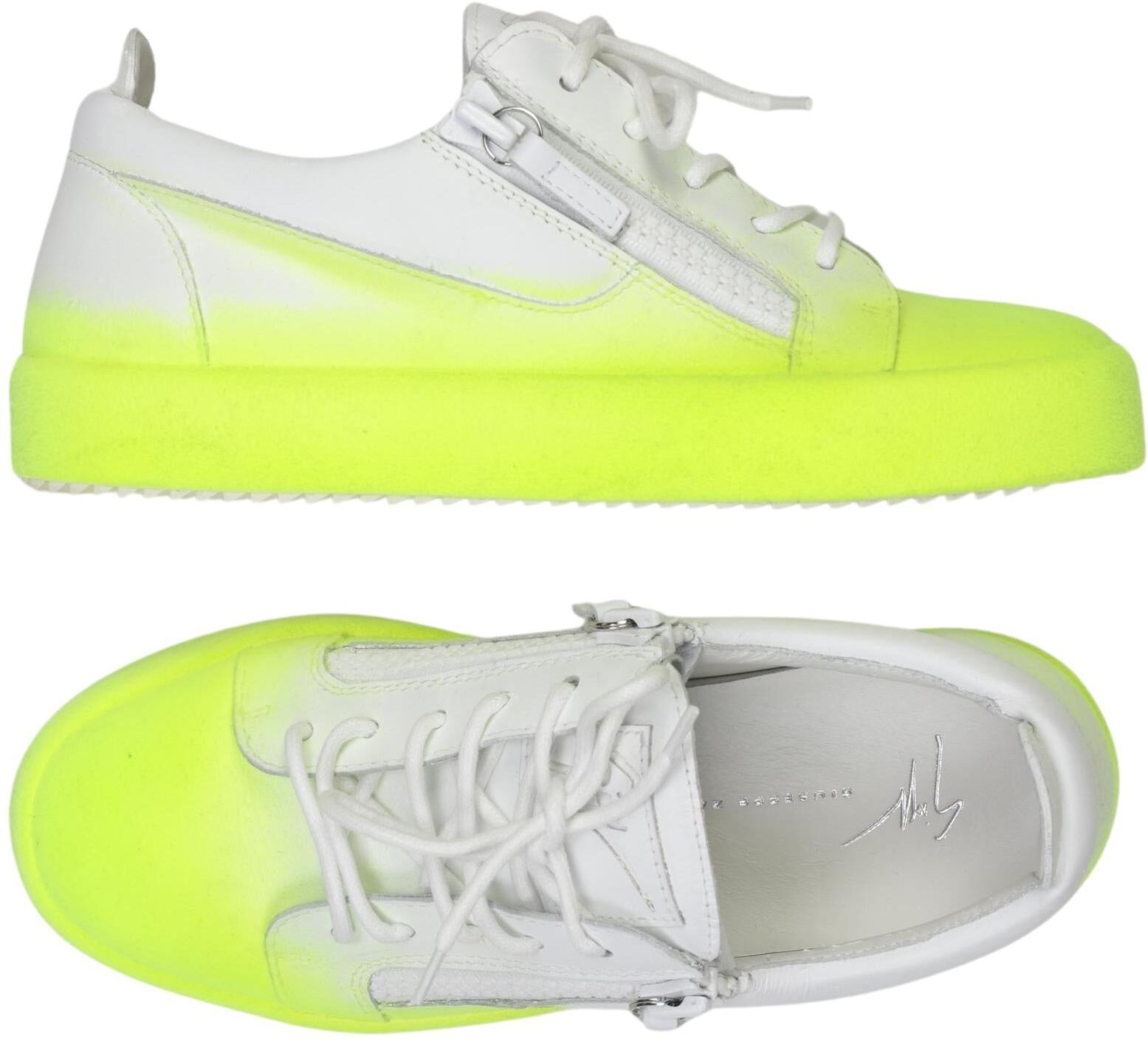 Giuseppe Zanotti Damen Sneaker, Neon, Gr. EU 38.5, Leder - Second Hand