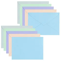 ÖKI Briefumschläge pastell DIN B6 nassklebend ohne Fenster