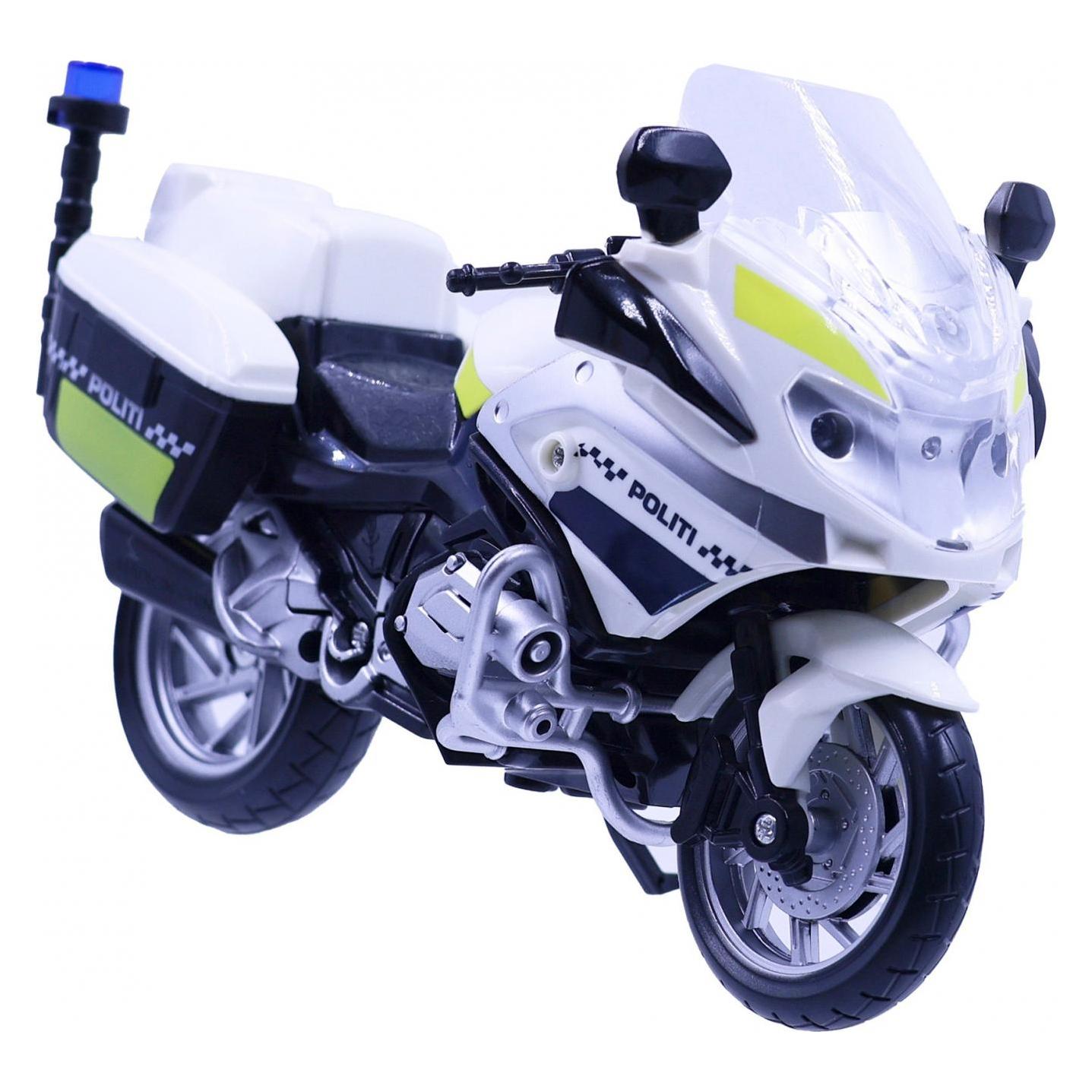 Impulse Toys Motor 112 - Police motorcycle w. light & sound (18 cm) (I-1600007) (I-1600007)