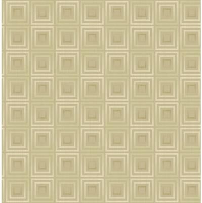 Seabrook Designs Foxtail Tile Geometric Unpasted Wallpaper - 20.5 in W x 33 ft. L