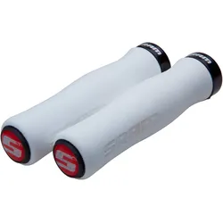 SRAM Griffe Contoured Locking Grips Schaumstoff weiß | schwarz