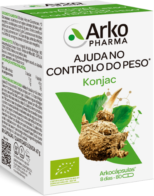 Arkopharma Arkocápsulas Konjac 80 cápsulas