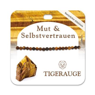 Tigerauge 4 mm Kugelarmband