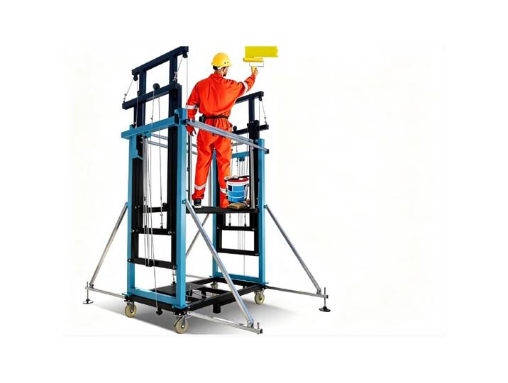 Plateforme suspendue électrique ZLP robuste pour travaux de construction, échafaudage suspendu pour travaux de construction de murs extérieurs