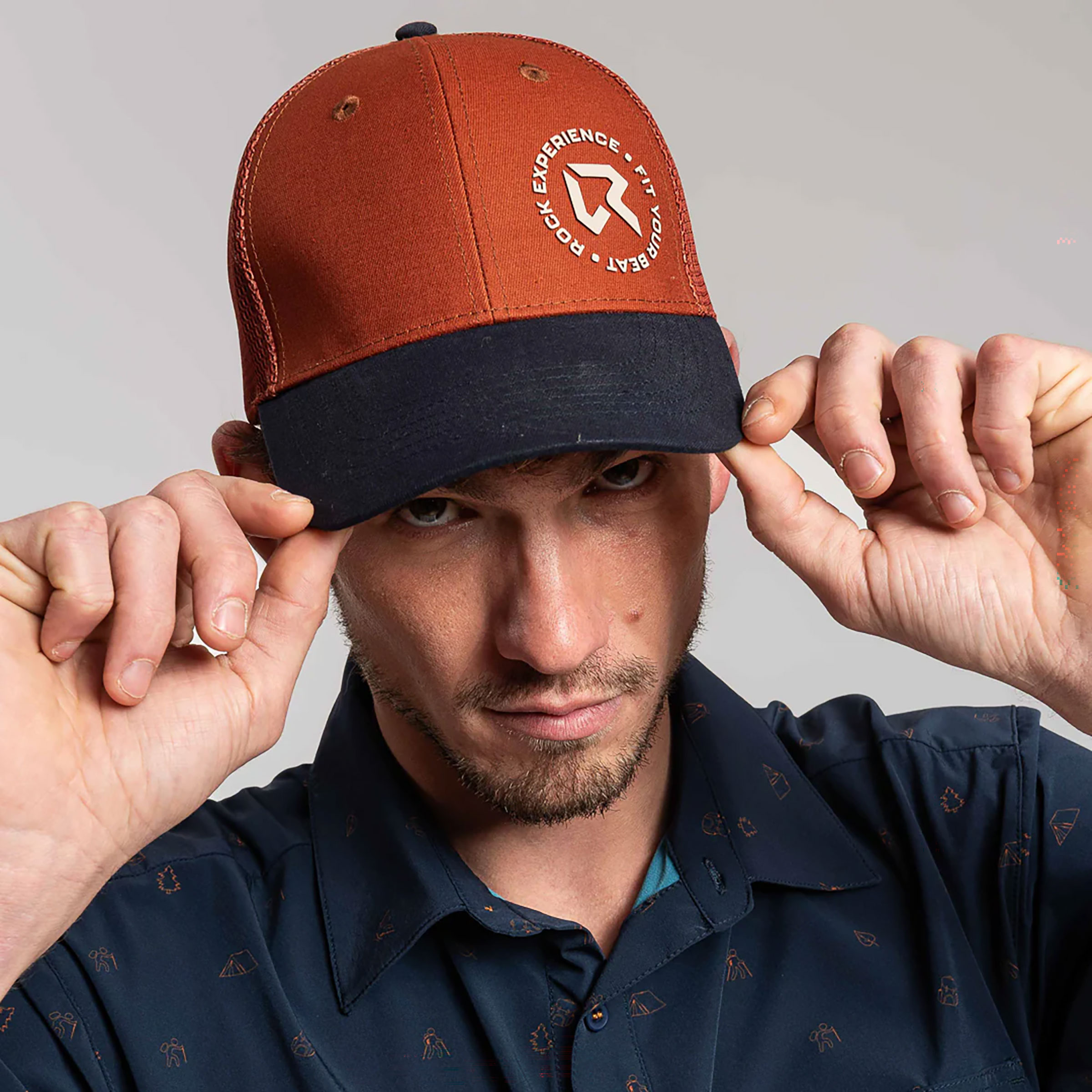 Rock Experience Thunderball Trucker Cap Basecaps blue depths-rust Trekking Widerstandsfähig