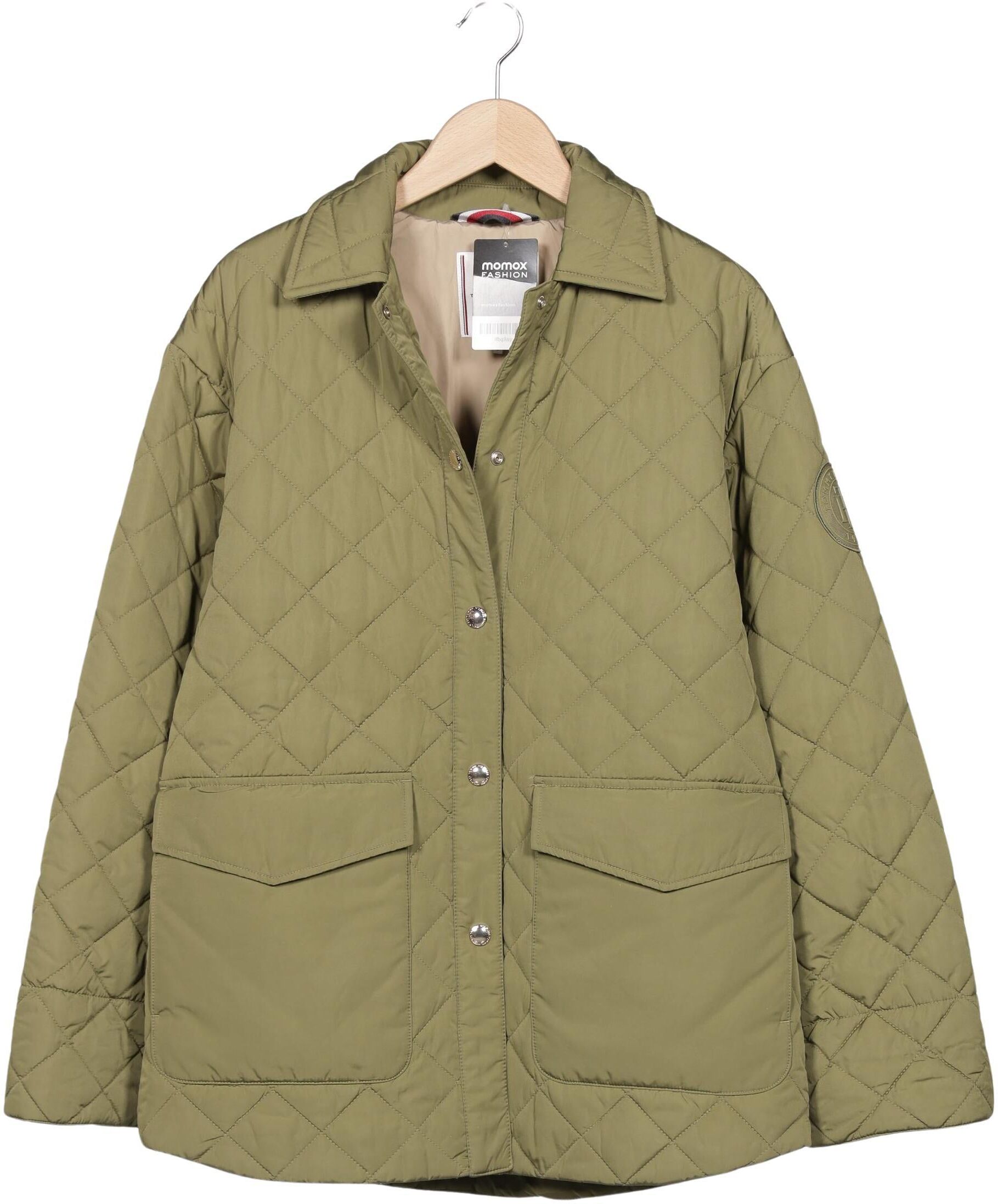 Tommy Hilfiger Damen Mantel, Grün, Gr. XS, Synthetik - Second Hand