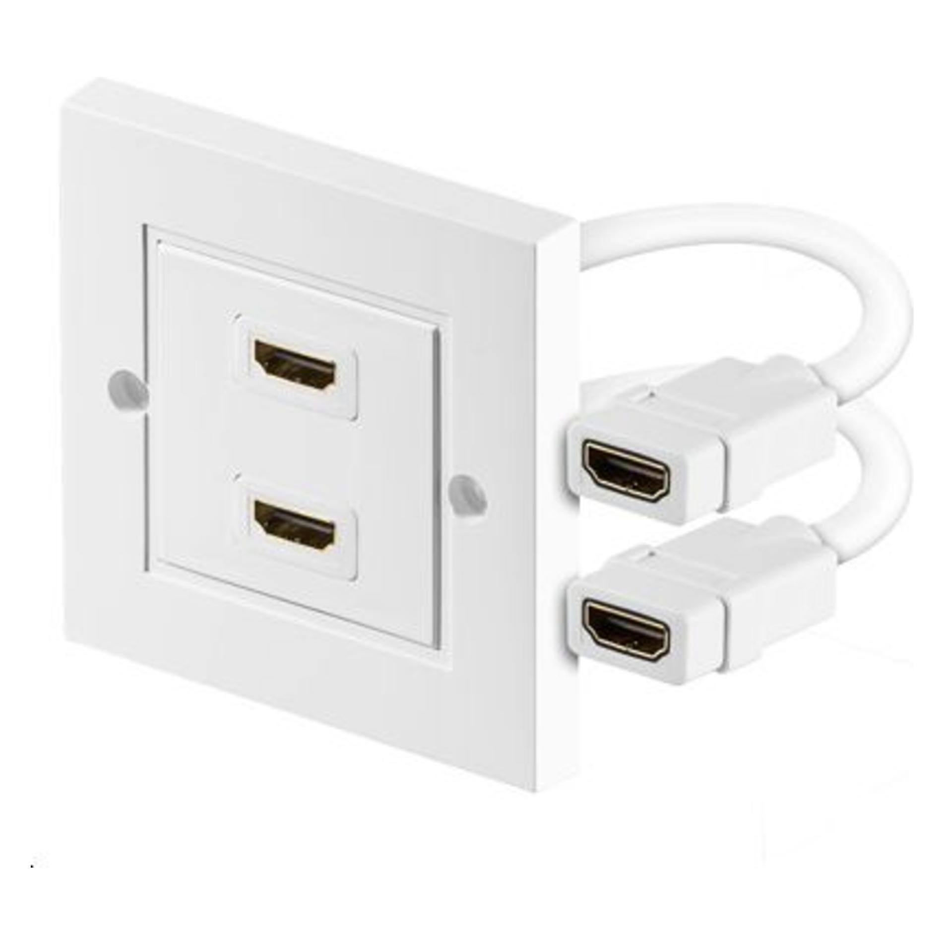 MicroConnect 2 x HDMI HDMI (0.04 m) (HDMWALL2)