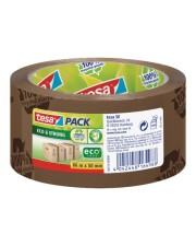 Tesa Tesapack Eco & Strong Packband 50 mm x 66 m Polypropylen Braun (58155-00000)