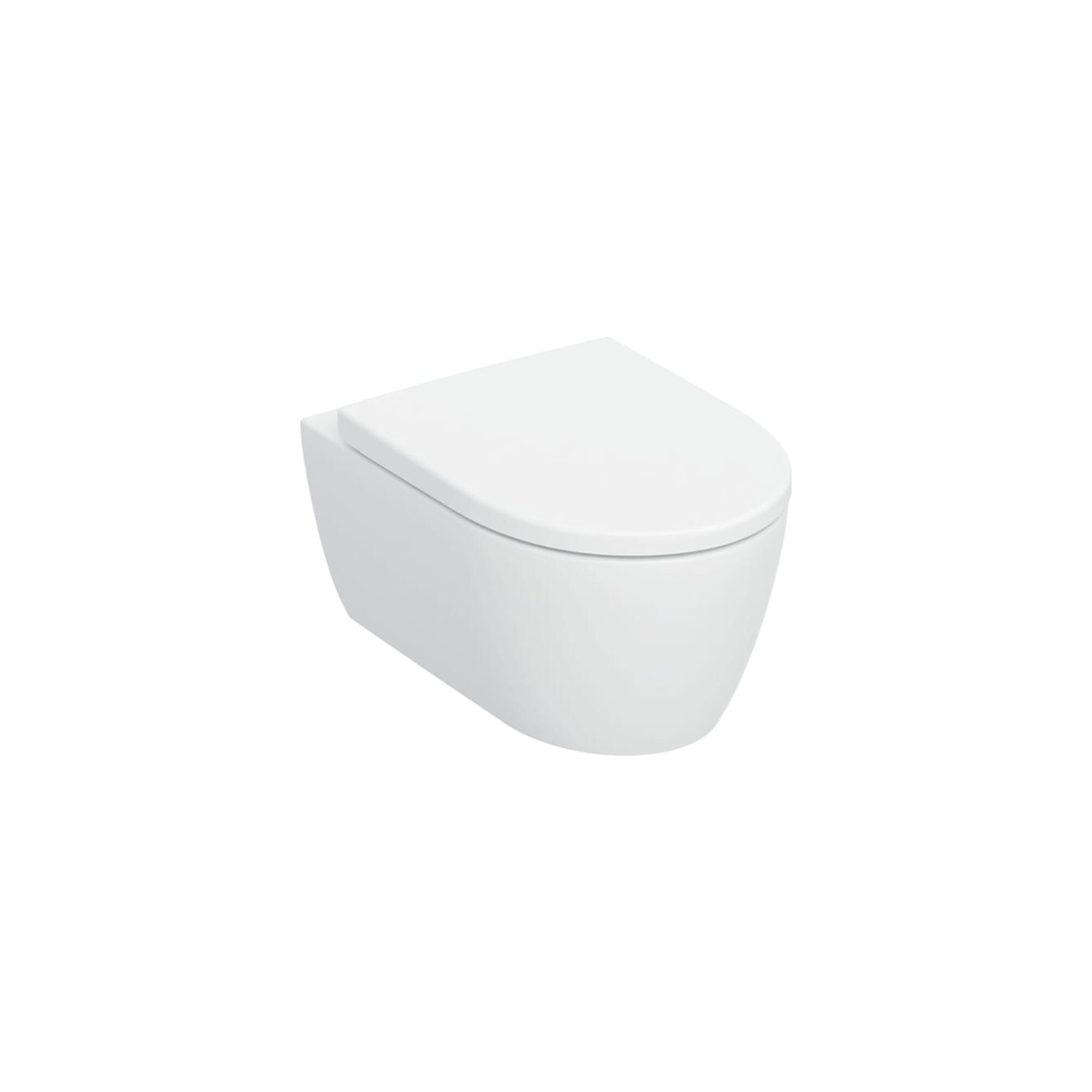 Geberit iCon Set Wand-WC, Tiefspüler 35,5x53cm, g. Ker.-de., m Sitz, we. ma (503046JT1)