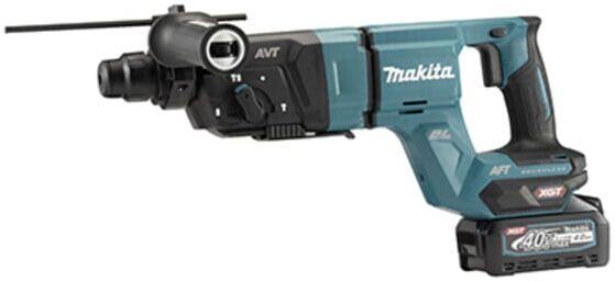 Makita Marteau combiné sans fil SDS-PLUS 40V max. / 4,0 Ah, 2 batteries + chargeur dans coffret de transport (HR007GM201)