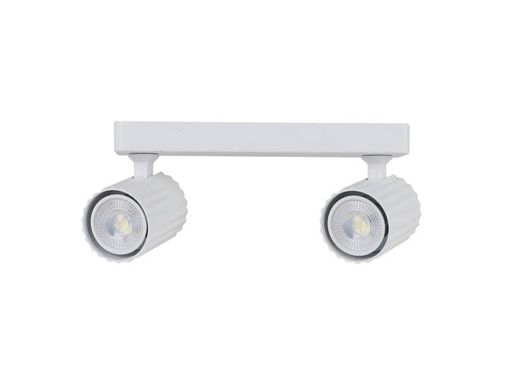 Strahler, Weiss, Metall, 25x11.2 cm, RoHS, Lampen & Leuchten, Innenbeleuchtung, Spots & Strahler, Deckenspots