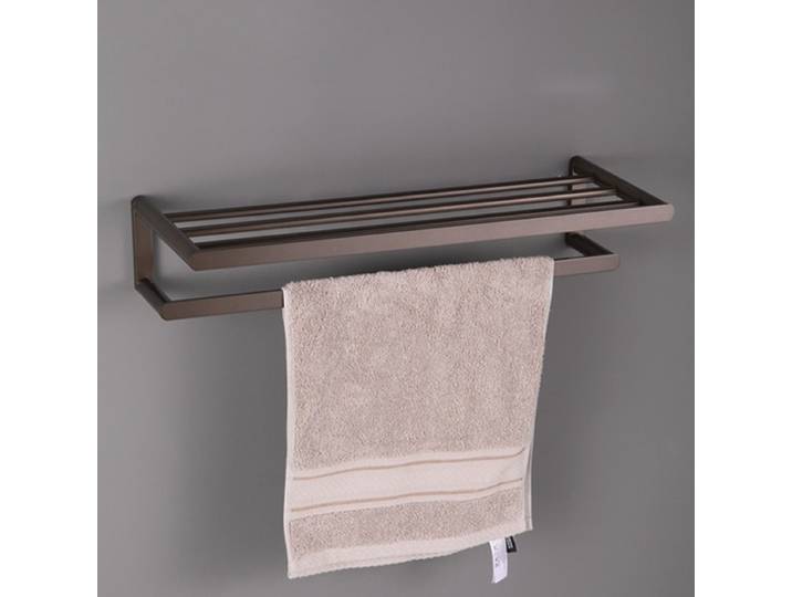 Porte-serviettes mural flottant porte-serviettes en acier inoxydable porte-serviettes polyvalent porte-serviettes modernes accessoires de salle de bains