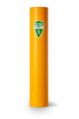 Regalstützenschutz a.m.p.e.r.e. ECO RACK, Tiefkühllager geeignet, Signalfarbe, recycelter Kunststoff, B 88-100 x H 600 mm