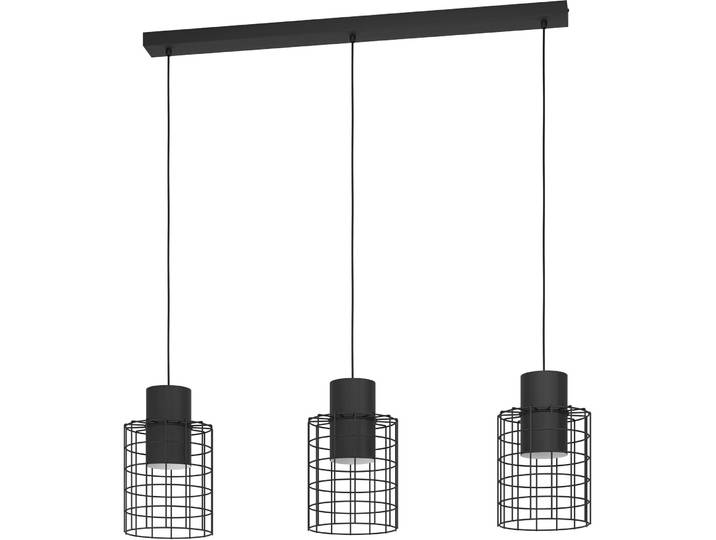 Eglo Pendellampe Milligan Schwarz/weiss Stahl B 20 cm