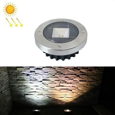 Inspired Deals Solar Ground Lights Waterproof LED Garden Pathway Lighting For Outdoor Landscaping warm Light