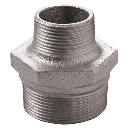 Atusa Temperguss Reduzierdoppelnippel Nr. 245 schwarz 1/2"x3/8" (Doppelnippel) (24501032)