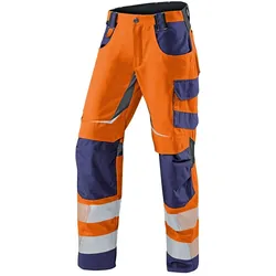 Kübler, Arbeitshose, Sommerhose REFLECTIQ PSA 2 warnorange/dunkelblau Form 2407 Grösse 29 (29)