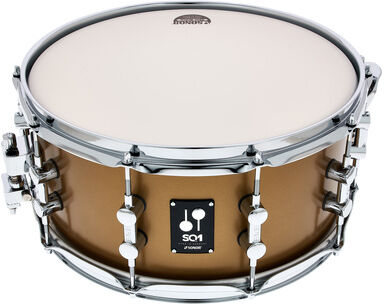 Sonor "SQ1 14"x6,5" Snare Satin Gold" Satin Gold Metallic