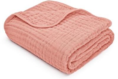"Muslin Baby Blanket, 40"" x 40"" Swaddle Blanket by Comfy Cubs"