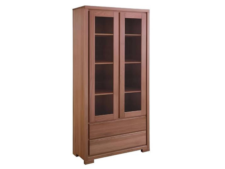 Xlmoebel Glasvitrine Eleganter Vitrinenschrank mit Glasfronten in klassischem Design (1-St., Vitrine) Hergestellt in Europa
