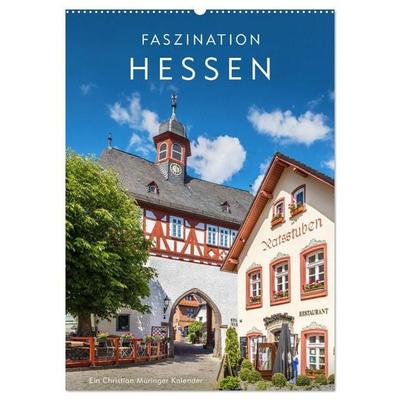 Faszination Hessen (Wandkalender 2027 DIN A2 hoch), CALVENDO Monatskalender