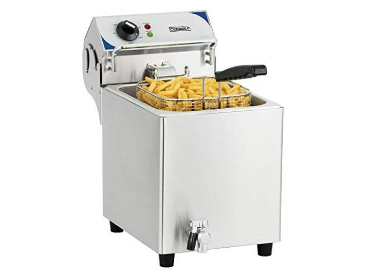 Casselin cfev7 – Elektrischer Fritteuse mit Entleerungsventil 7 Liter