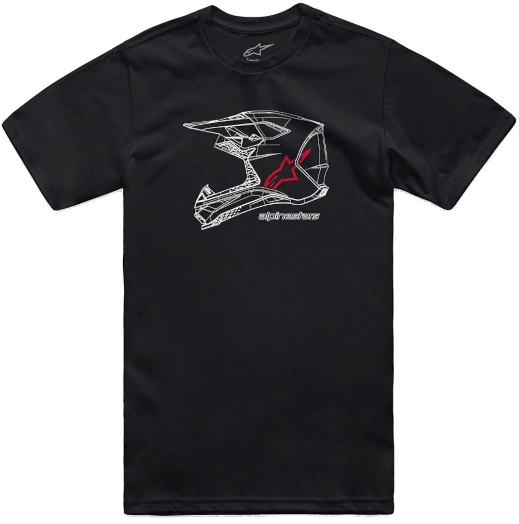 Alpinestars Mx Helm T-Shirt 1214-73116-10-L