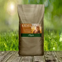 St. Hippolyt Kieselgold 25 kg - Kieselgur-Granulat für Fell und Hufe
