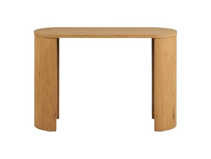möbelando Konsolentisch Bibione 114x75x38 cm MDF Eiche-Dekor Stabil & Zeitlos Flurtisch Wohnzimmer Schlafzimmer