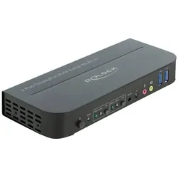 Delock 11482, KVM Switch, Schwarz