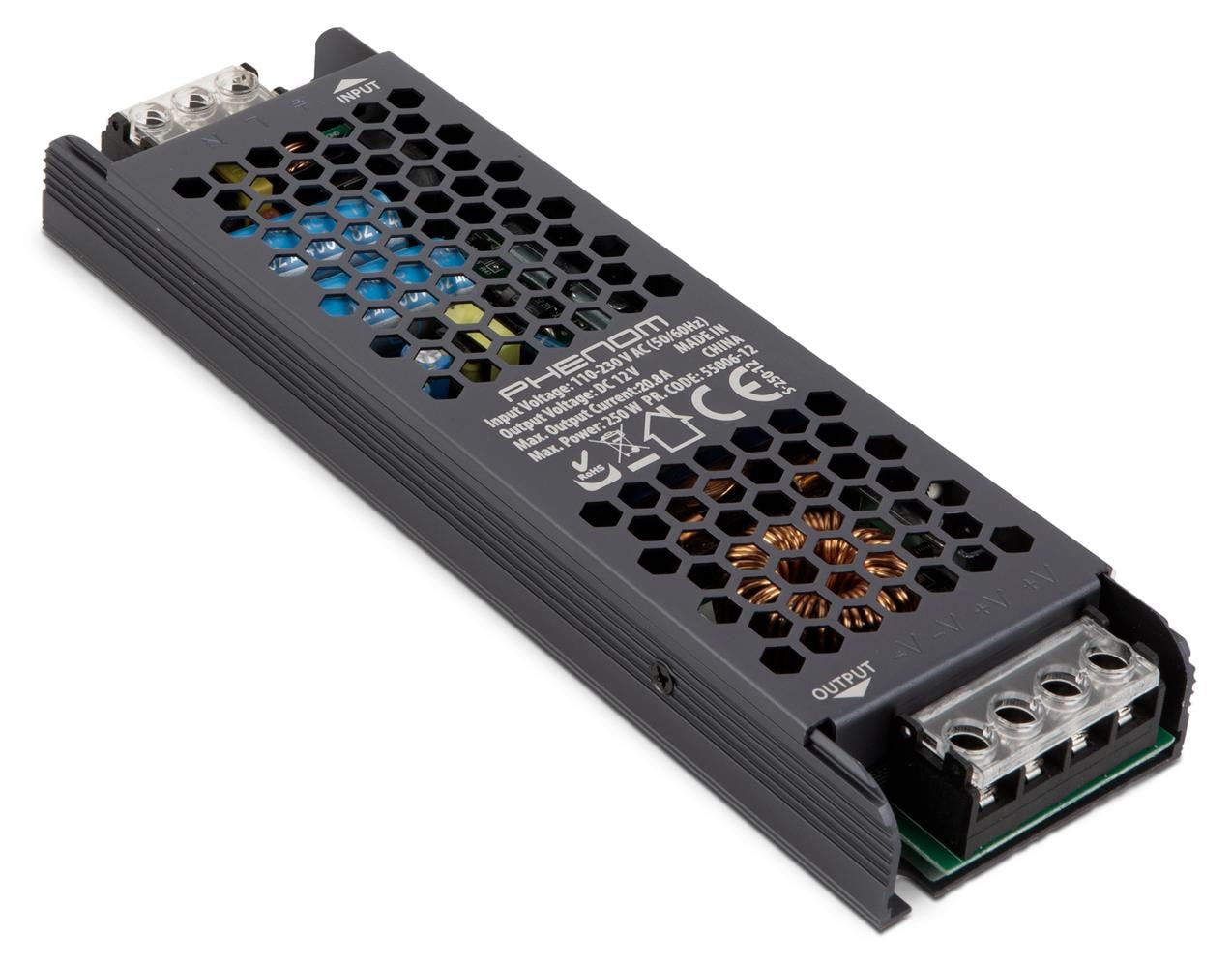 HomeShopXL LED-voeding Transformator voor LED-strips 12V DC 20,8A 250W [55006-12]