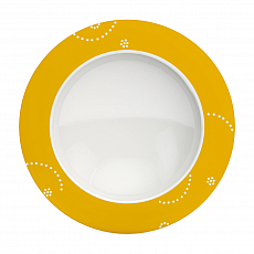 ORNAMIN Teller tief - Allegro - 375ml - gelb - Ř24cm 305768