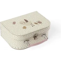 Smallstuff, Aufbewahrungsbox, - Suitcase Set with Hearts, Birds and Flowers - L, M, S (3x, 35 x 25 x 12 cm)