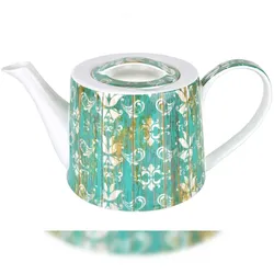 Kanne Diamantporzellan - Shabby Chic Holz grün - 4210