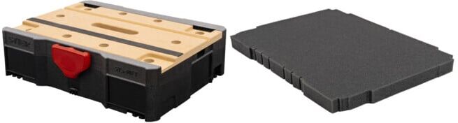 Set STIER Systainer® T-LOC MFT BLACK-Edition + Bodenpolster für Systainer³, T-Loc, Classic