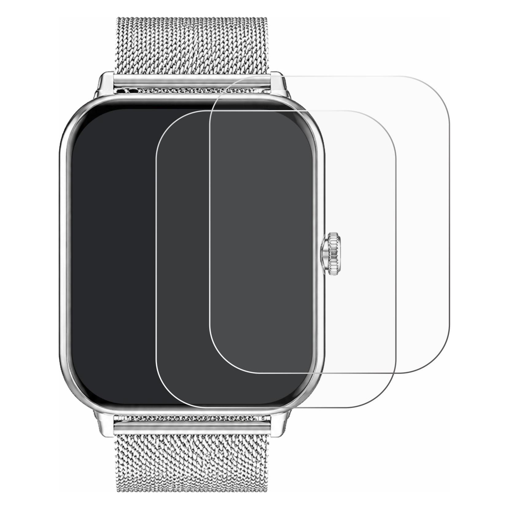 ScreenLeaf Schutzfolie für Betatree Smartwatch 1.85" Displayschutz Display Schutz Folie Klar Transparent (6163737)