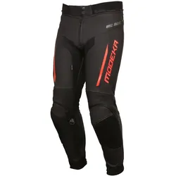 Modeka Valyant sportliche Lederhose - schwarz-rot - 25