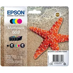 Epson Original 603 Seestern Druckerpatronen - 4er Multipack (C13T03U64010)